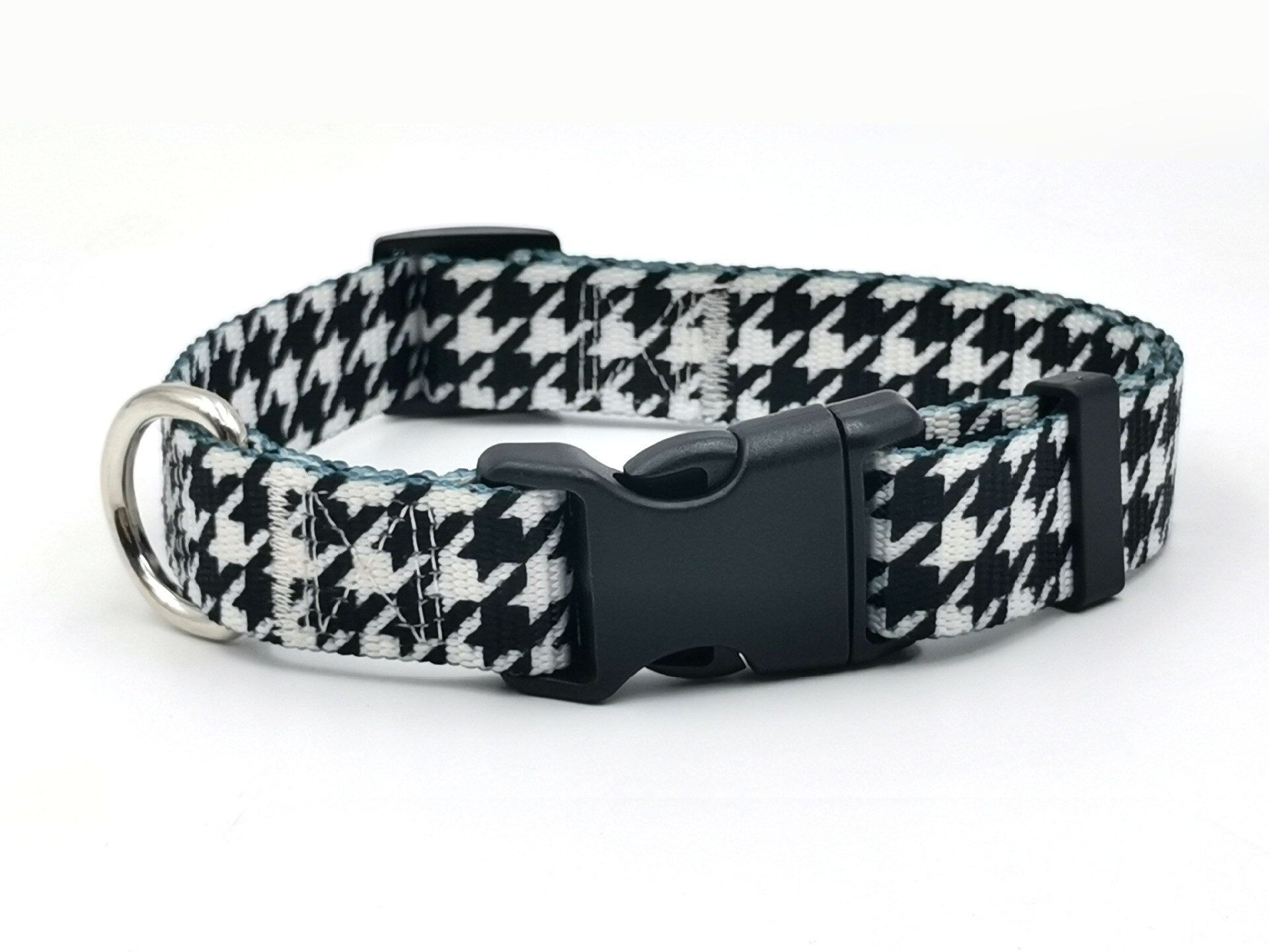 Collar con estampado de camuflaje para mascotas, Collar de nailon grande y de perro de talla mediana, de poliéster, suministros para perros pequeños, accesorios para perros: Black plover