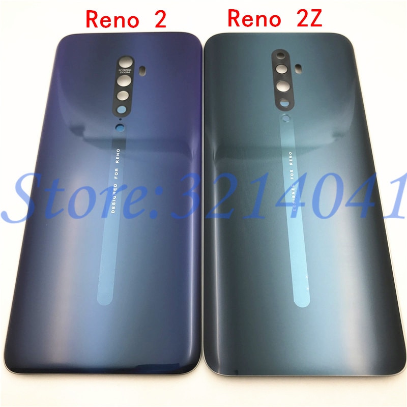 Neue Für Oppo Reno Z / Reno 2 / Reno 2Z Reno2 Z F Zurück Batterie Abdeckung Tür Gehäuse fall hinten Glas Reparatur teile