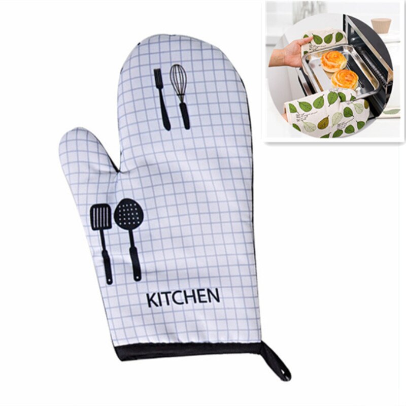 Gants de cuisine antidérapants en coton, 2 pièces, pour BBQ, cuisson au micro-ondes, mitaines de four mignonnes, maniques en lin résistantes à la chaleur, outils de cuisine