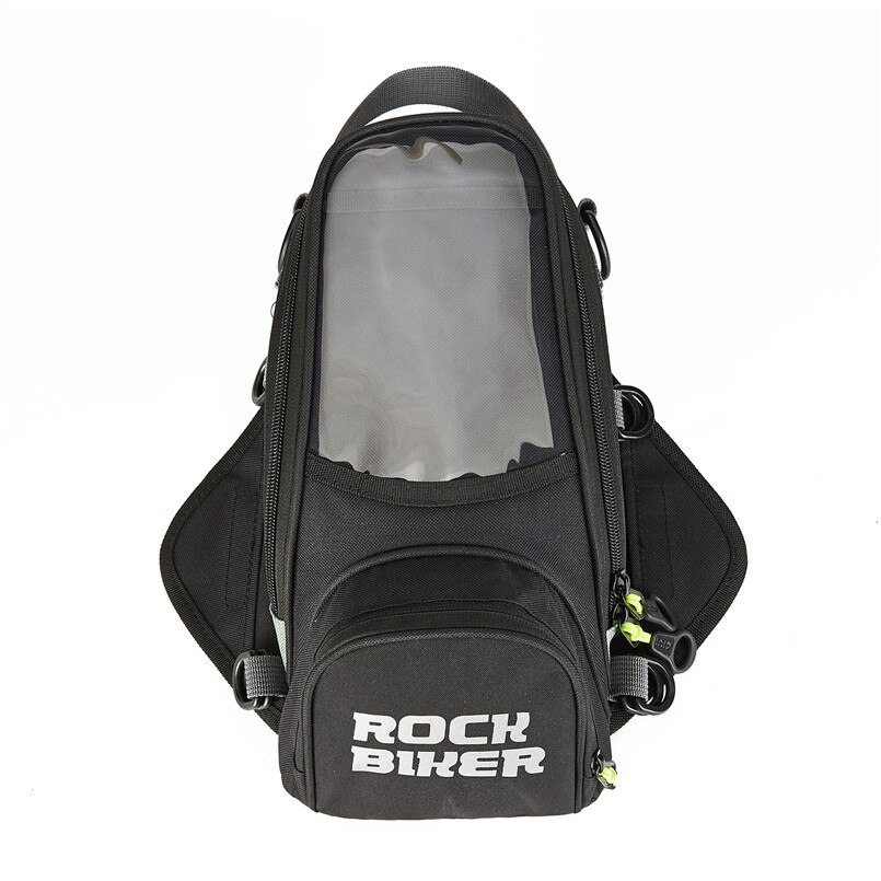 Rock biker bærbar motorcykel magnetisk olie brændstoftank taske storskærm moto sadeltaske udendørs sport fritid rejse skuldertaske: Rbb 028