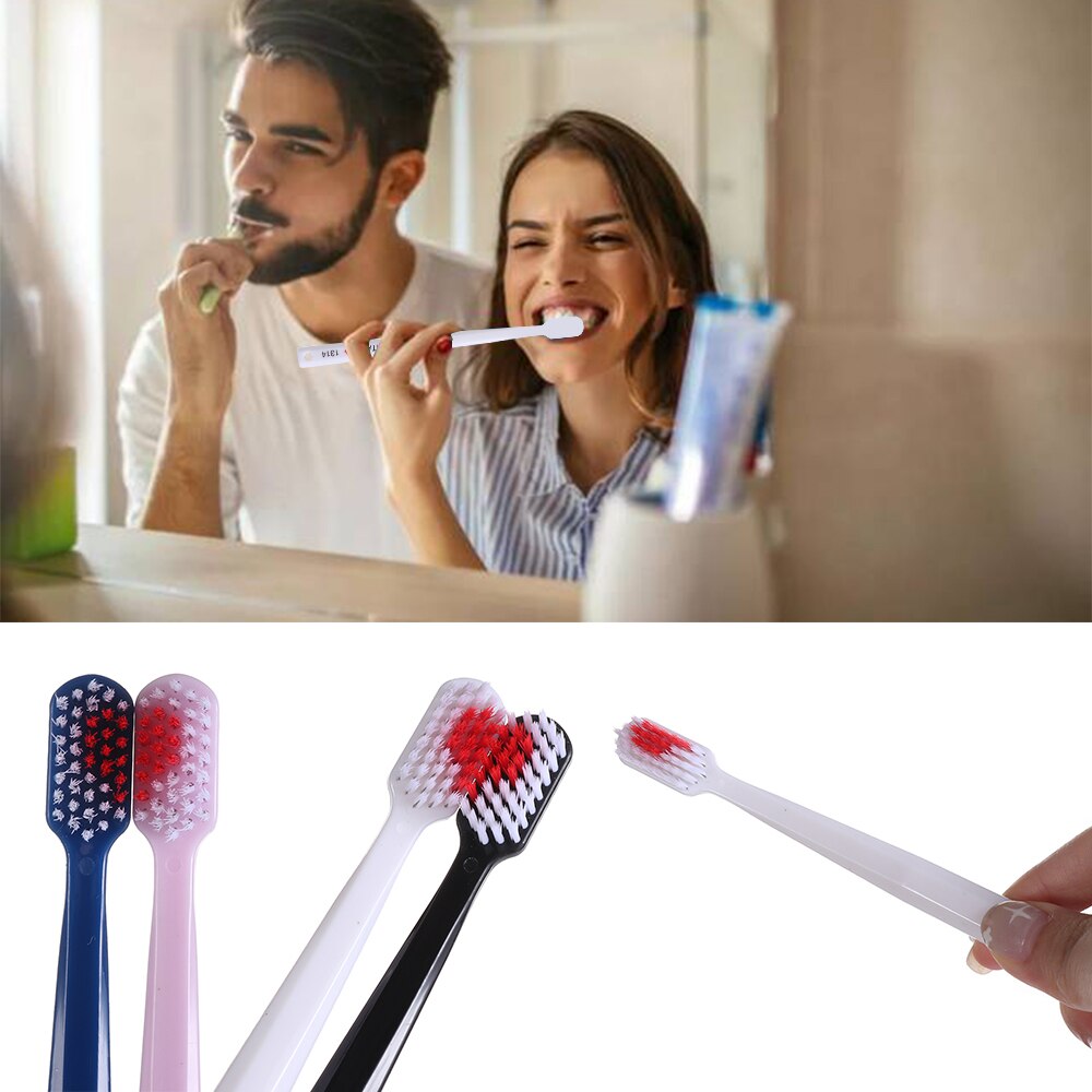 2Stck Erwachsene Zahnbürste Paar Freunde Familys Weichen borsten SchöNe Herz Umweltfreundliche Zahn Pflege Oral Hygience Gesundheit Pflege
