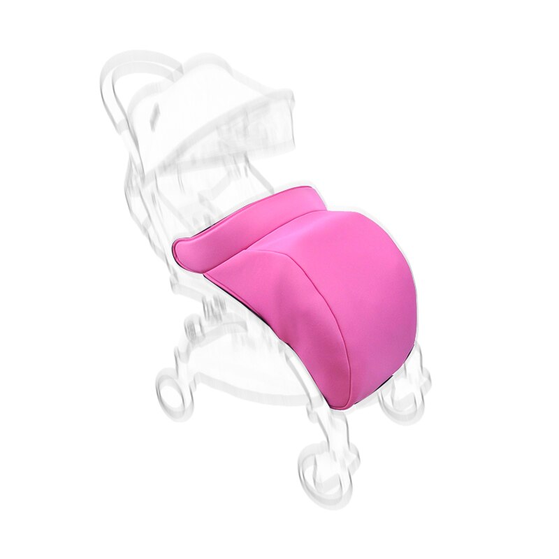 Almindelig klapfodebetræk vindtæt blød og varm klapvogn barnevognfoddæksel universal klapvogn tilbehør: Pink benovertræk