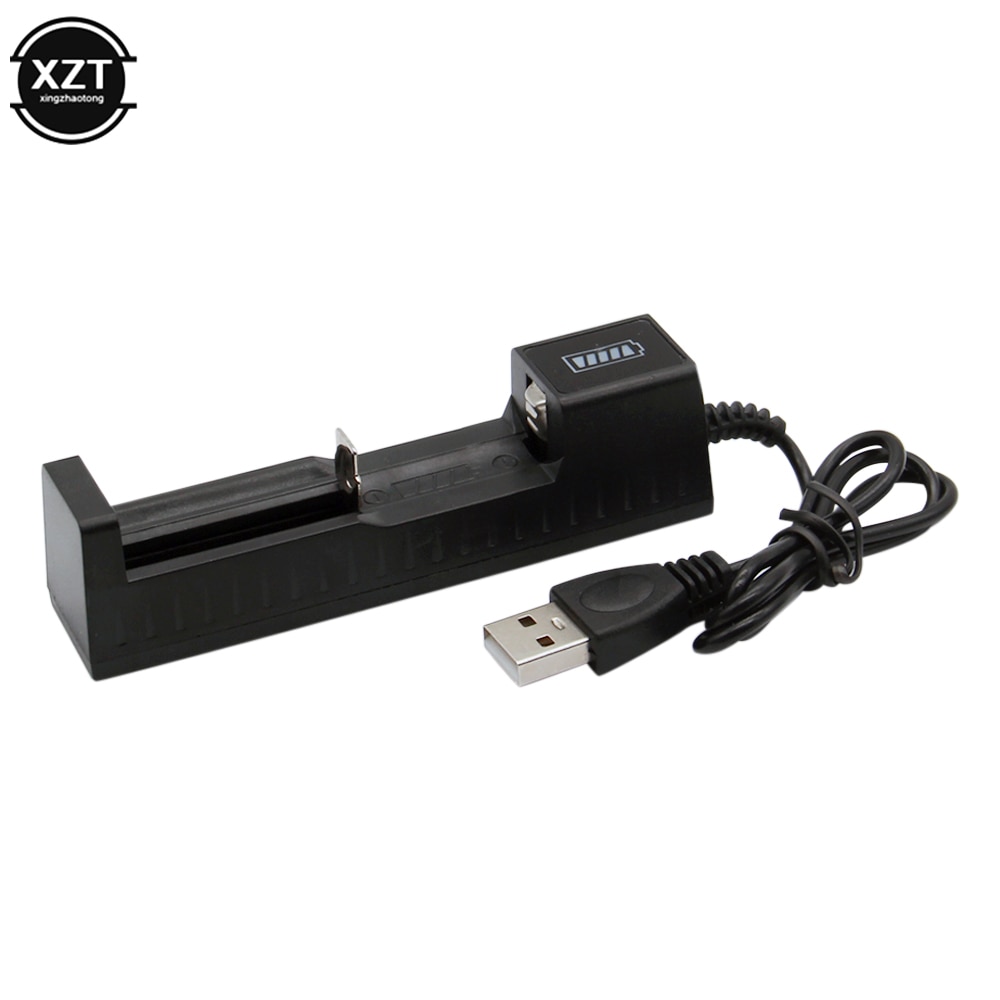 Universele 2 Slot Batterij 3.7V Usb Lader Slimme Laadstroom Oplaadbare Voor Li-Ion 18650 26650 14500 17670 10440 16340 Batterijen