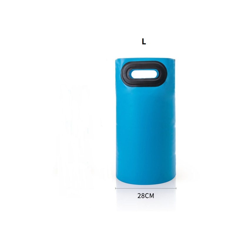 Pvc Voet Emmer Draagbare Vouwen Voet Emmer Outdoor Traving Diepe Voeten Bad Emmers Voor Volwassen Multifunctioneel Home Voeten Emmers: blue L