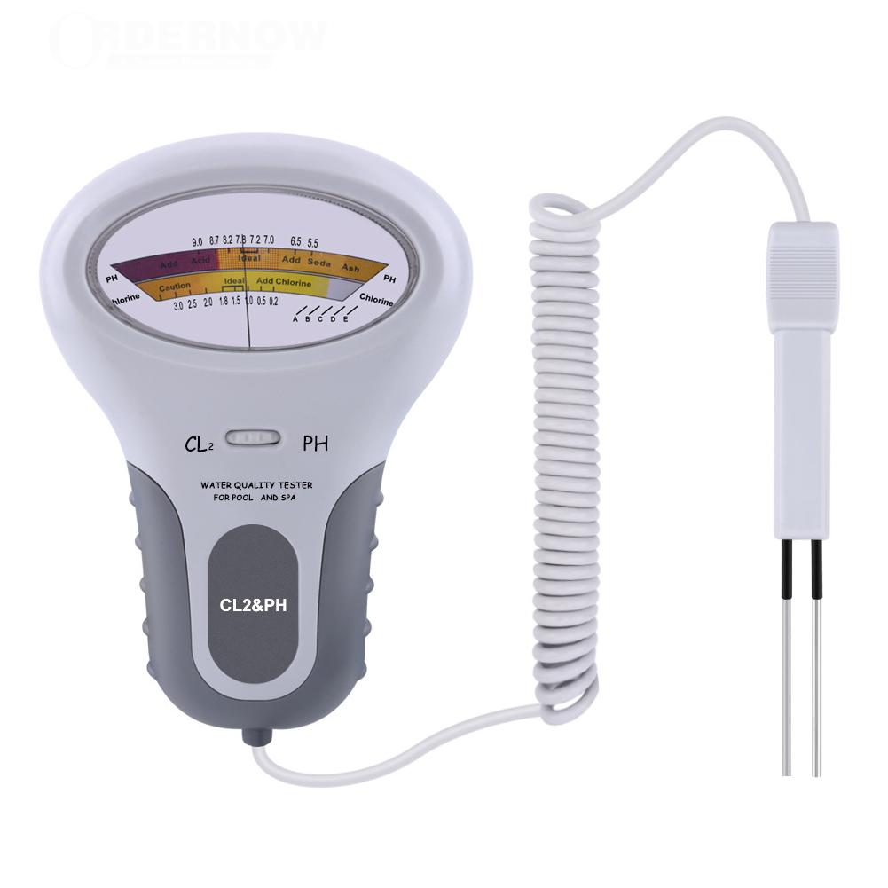 Water PH Cl2 Level Tester Analytical Instruments Swimming Portable Swimming Pool Portable Outdoor Elements