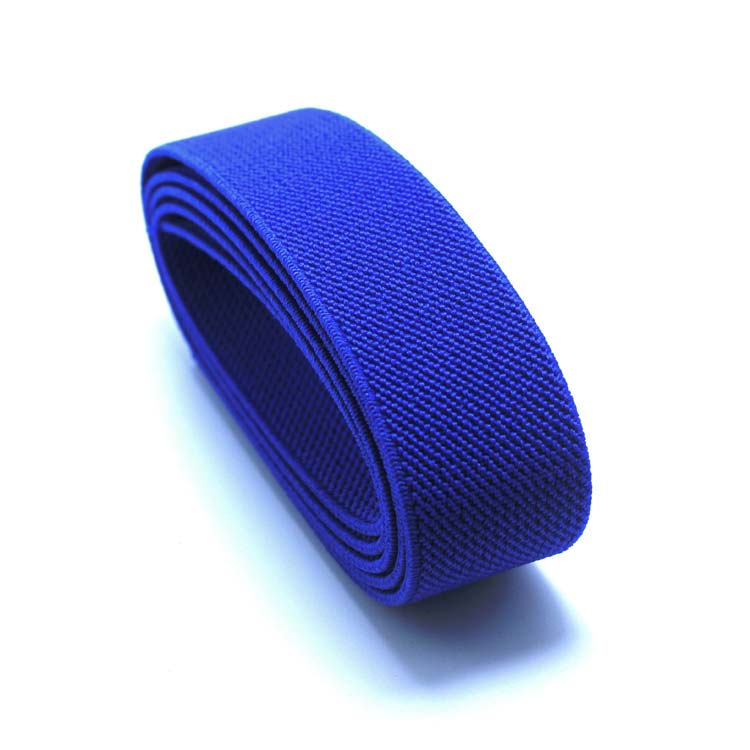 Cinturón de falda de pantalones duraderos de de 2CM de ancho/accesorios de ropa de costura/banda elástica/banda de goma: Royal blue