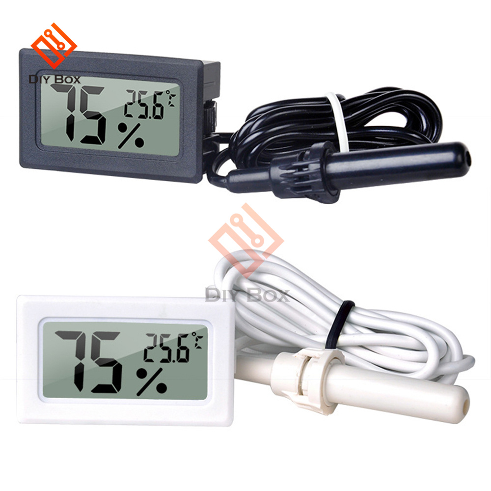 Mini LCD cyfrowy miernik temperatury i wilgotności FY-12 termometr miernik higrometrowy Tester wilgotności detektor inkubator