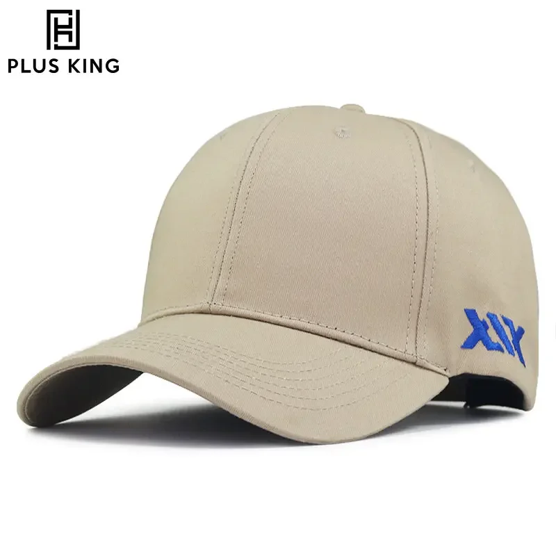 64-68 cm grande taille chapeau tour de tête grand hommes casquette de Baseball femmes casual Hip Hop Snapback réglable XXL: Kaki