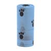 Neue 1/5/10/20 Rolle Haustier Hund Abfall Kacke Tasche Poo Druck Abbaubar sauber-hoch: Blau