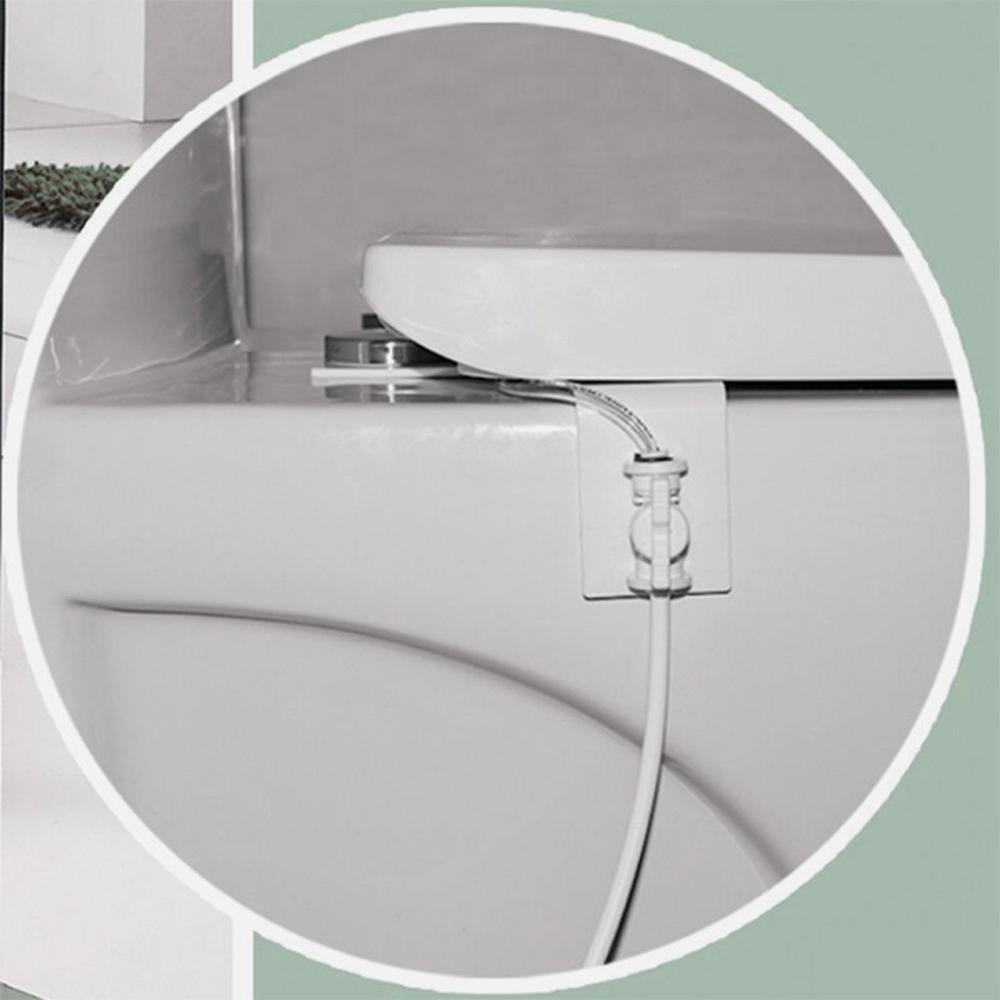 Badeværelse smart toiletsæde bidet intelligent toiletlåg / røvskyller intelligent toiletskylning sanitær enhed doven brug  #4.17