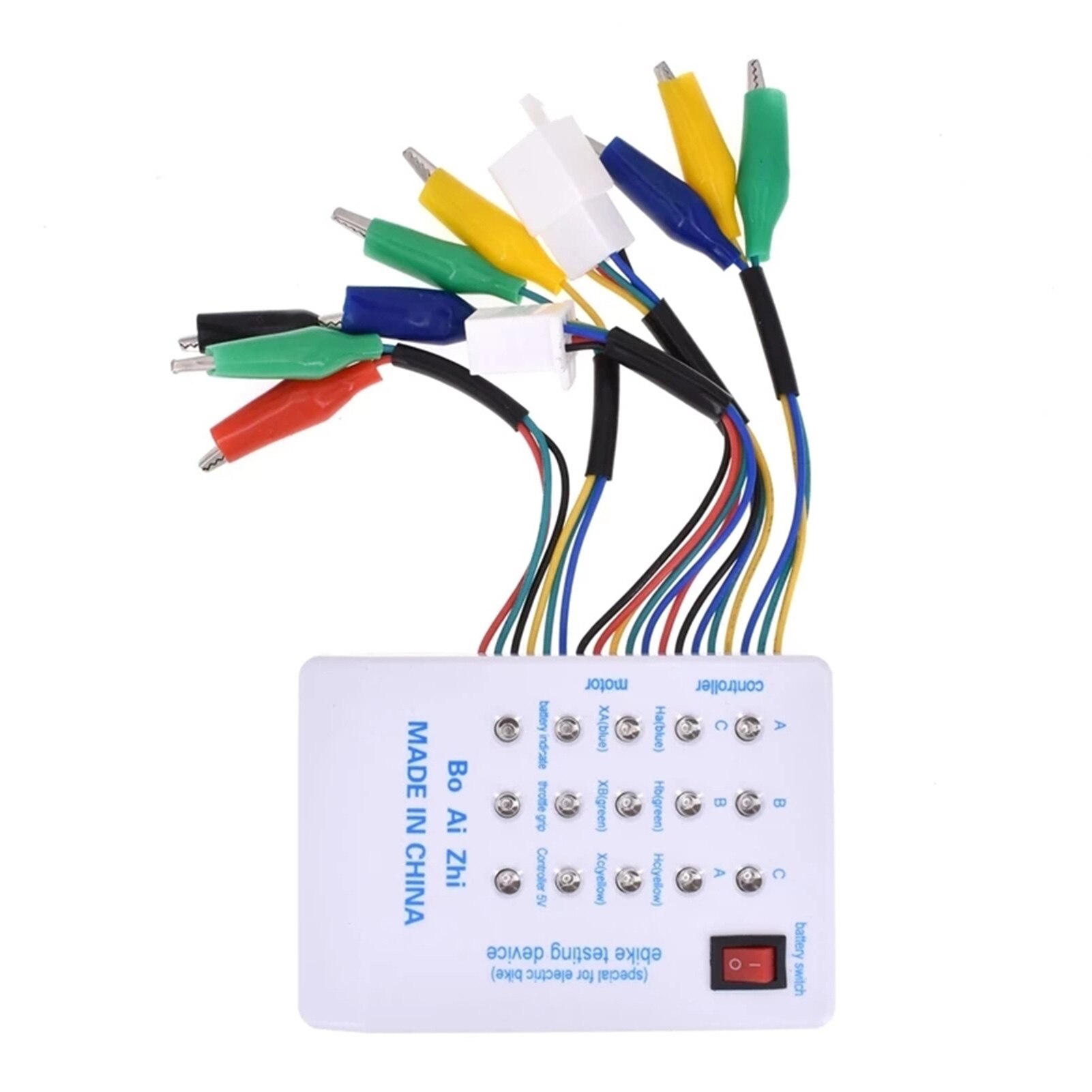 Brushless Motor Tester Electro Car E-Bike Scooter Brushless Motor Controller Tester 24V/36V/48V/60V/72V