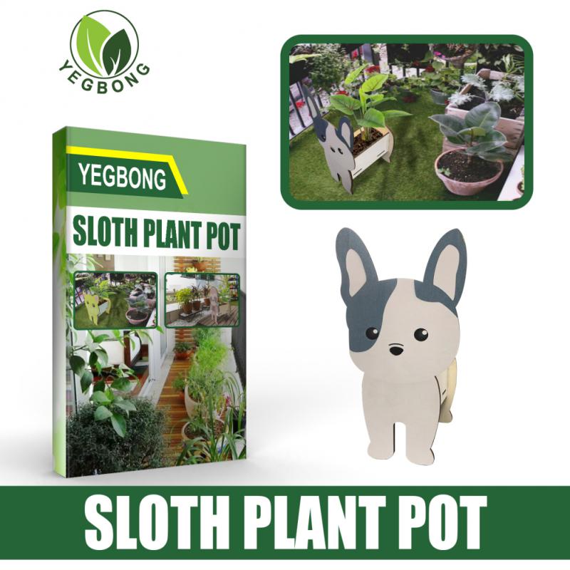 Animal Flower Pots, Plants Garden Decorations Wooden Home Decorations Cartoon Shapes Succulent Potted Plants