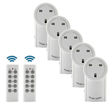 UK kabellos Auslauf Fernbedienung Steckdose Licht Schalter Haus Steckdose Licht Schalter Buchse + Fernbedienung UK Stecker Stecker DC 12V
