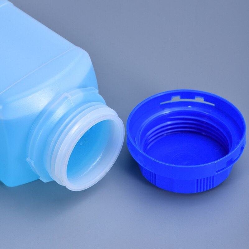 250ML/500ML/1000ML Empty HDPE Bottle with Inner Lid Food Grade Square Plastic Container for Liquid Lotion