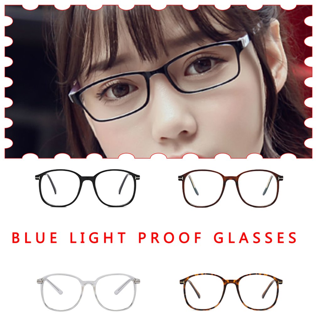 Unisex retro anti-blue light glasses PC Multi-layer coating High light transmittance Reflection Filter blue light