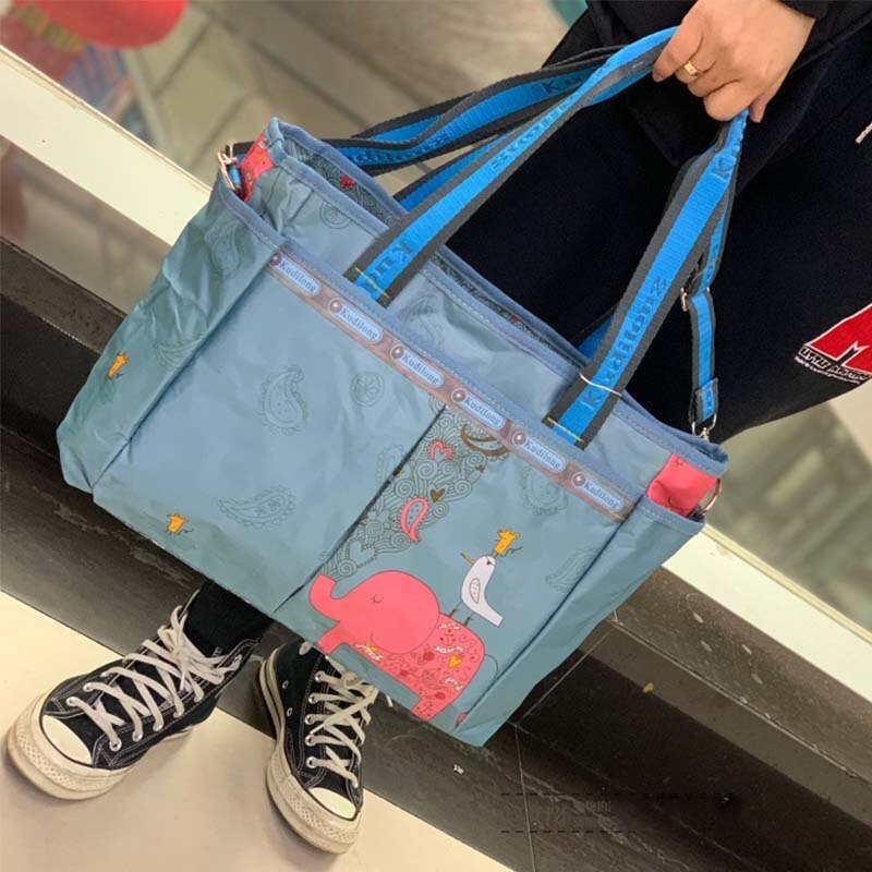 Fiore stampato Pieghevole Borsa Da Viaggio impermeabile Dei Bagagli del Duffle Sacchetto di Casual Borsoni Grande Week-End Viaggio Turistico Borsa