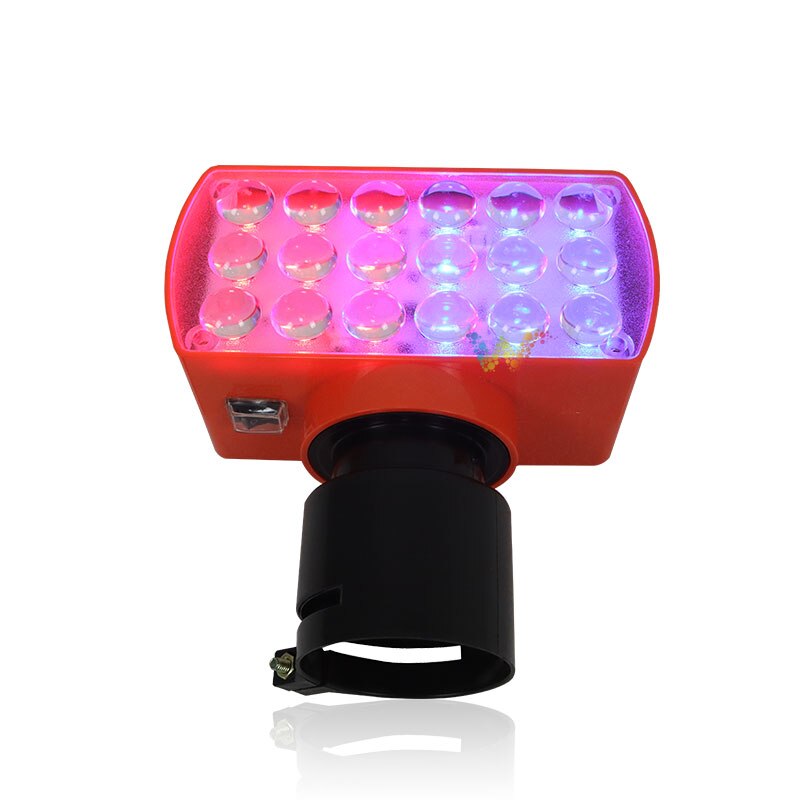 Safety sign flashing solar power LED road work traffic red blue warning light