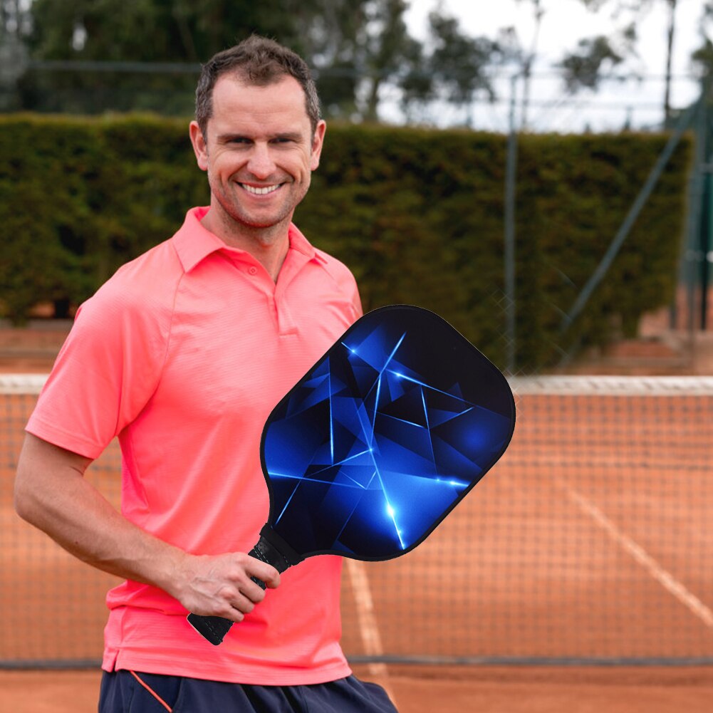Pickleball Paddel Kohlenstoff Fiber Gesicht Polymer Bienenwabe Ader Schläger Sport Trainer Ader Rutschte Fitness Gleiten