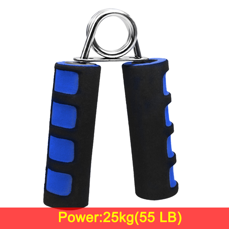 25-30kg schuim handgrepen carpaal versterken expander fitness onderarm armen spier vinger gripper trainer kracht fitnessapparatuur: 25kg blauw
