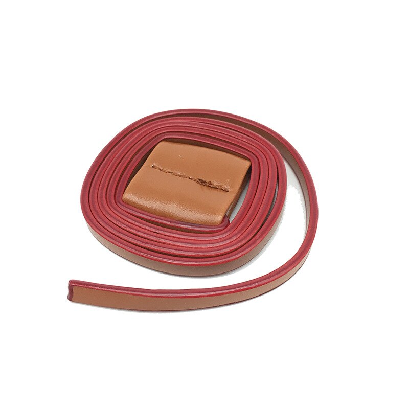 Mode Vrouwen Afneembare Pu Lederen Tas Band Dames Bucket Tassen Koord Bossen Rugzak Beam Pocket Accessoires Handvat: 5