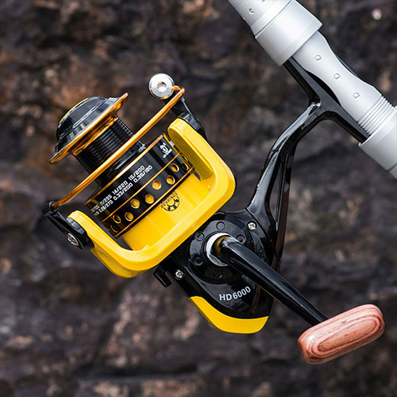 1000-7000 Bearings Fishing Reels Super Big Sea Fishing Wheel High Speed 5.2:1 Metal Spinning Reel Sea Fishing Fish Tool