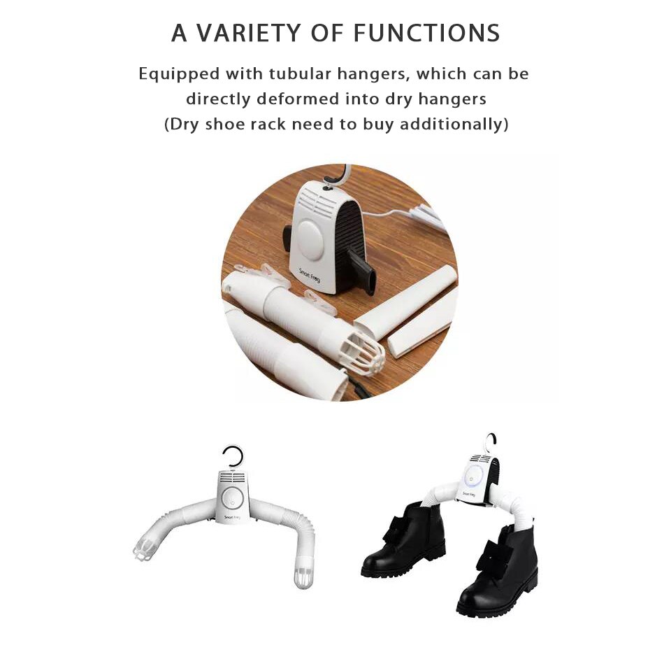 Ecofresh Smart Hang Dryer Portable Clothes Dryer Available Clothes Hanger for Traveling Outdoor