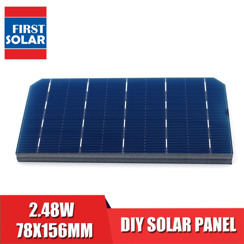 40 50 100 pz FAI DA TE mono Pannello Solare in Silicio Monocristallino Flessibile Solare FAI DA TE di Carica Della Batteria di studio ah Condotto La luce auto RV Educat
