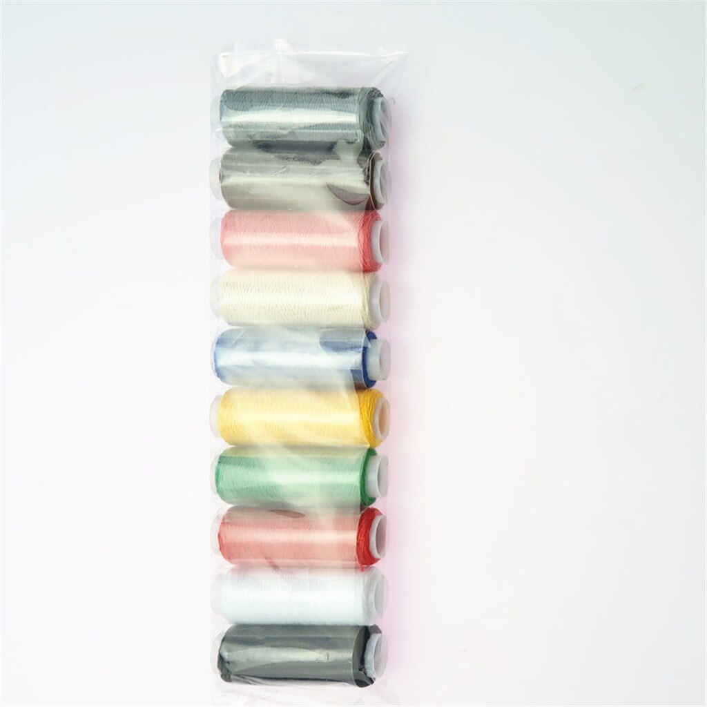 10 Spools Heavy Duty Jeans Line Sewing Thread Cord for Shoes Bag Hard Crafts