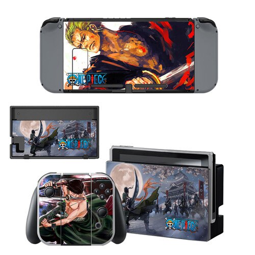 One Piece Sticker Nintendoswitch Skin Nintend Switch Vinilo Skin Sticker Decal for Nintendo Switch NS Console Joy-con Controller: YSNS0486