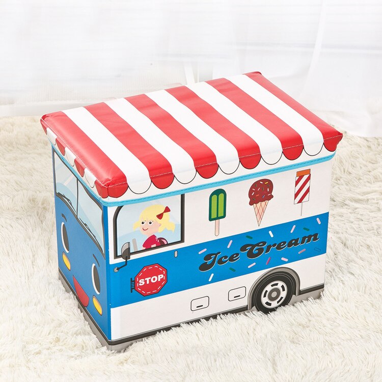 Aag Baby Play Rijden Speelgoed Creatieve Opbergdoos Opvouwbare Kind Opslag Stoel Speelgoed Auto Kids Adult Storager Draagbare Kinderen Seat: MAAG799-4