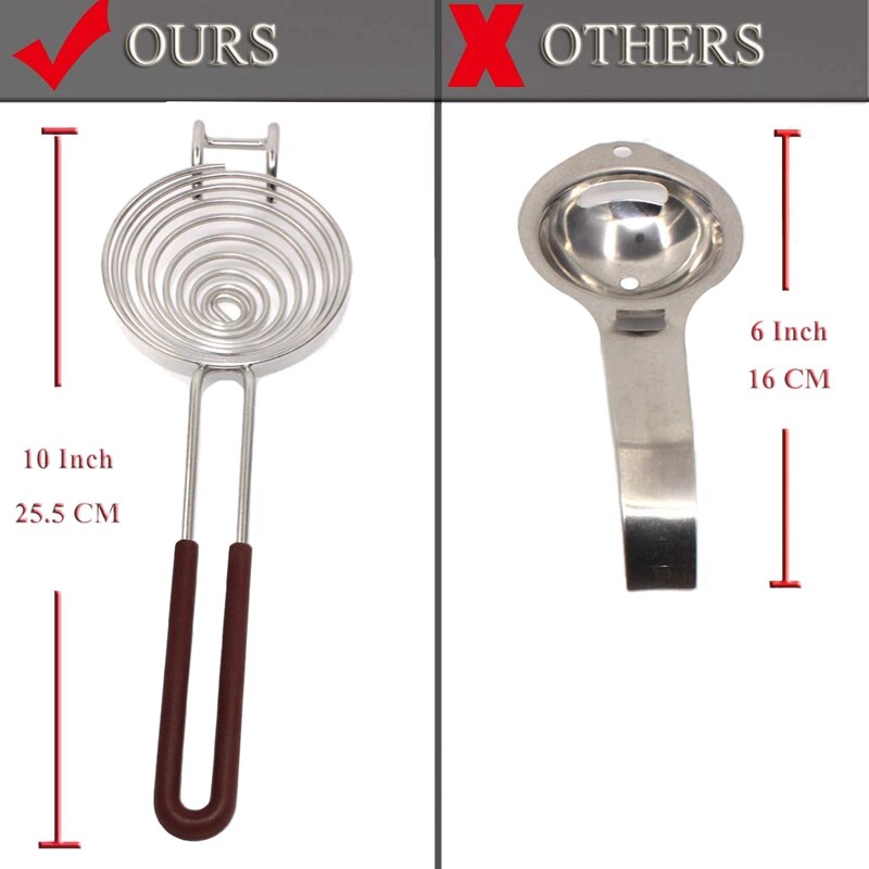 Egg Separator Yolk White Separator Tool Egg Yolk S Grandado