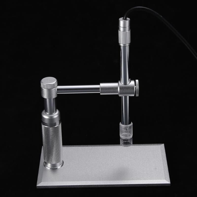 2MP USB Digital Microscope 500x 8 LED Camera Stand Microscopy CMOS Sensor 2 Megapixel Light Source 8 LED Control Wheel Adjust
