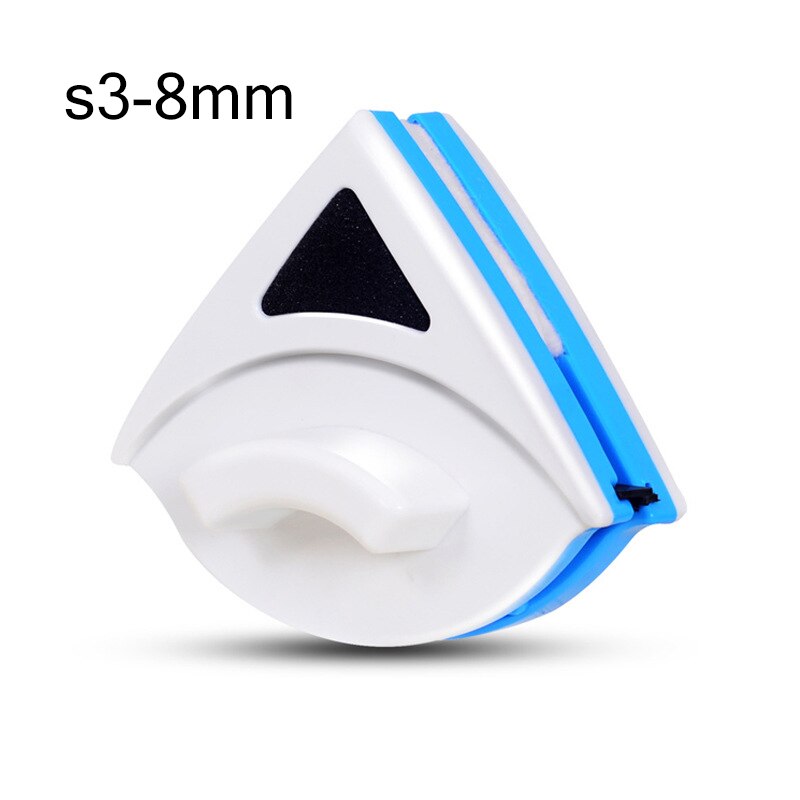 Baffect-cepillo de limpieza de vidrio de doble cara, limpiador de ventanas magnético, imanes, limpiaparabrisas doméstico, herramientas de limpieza para lavar ventanas: Blue