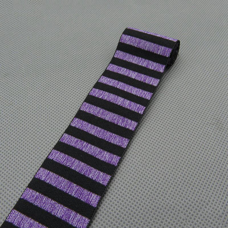 2 mètres bande élastique bandes 40mm sangle élastique Ribbbons vêtements sacs pantalons élastique en caoutchouc sangle bricolage accessoires de couture: purple