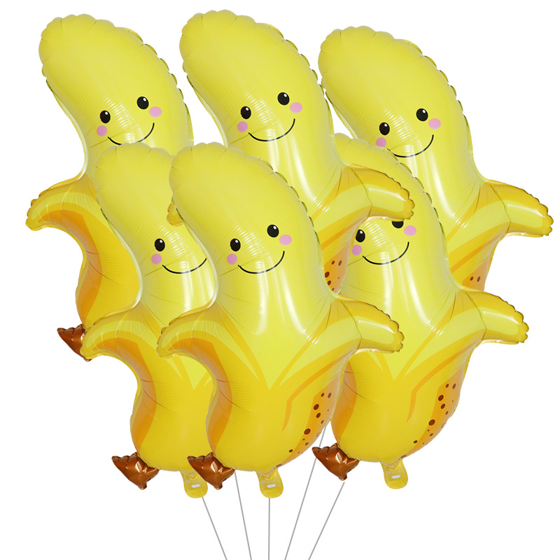 6 uds globos de frutas fresa aguacate papel de aluminio globo de helio sandía naranja Cactus Ballon decoración de temática para niños: Verde militar