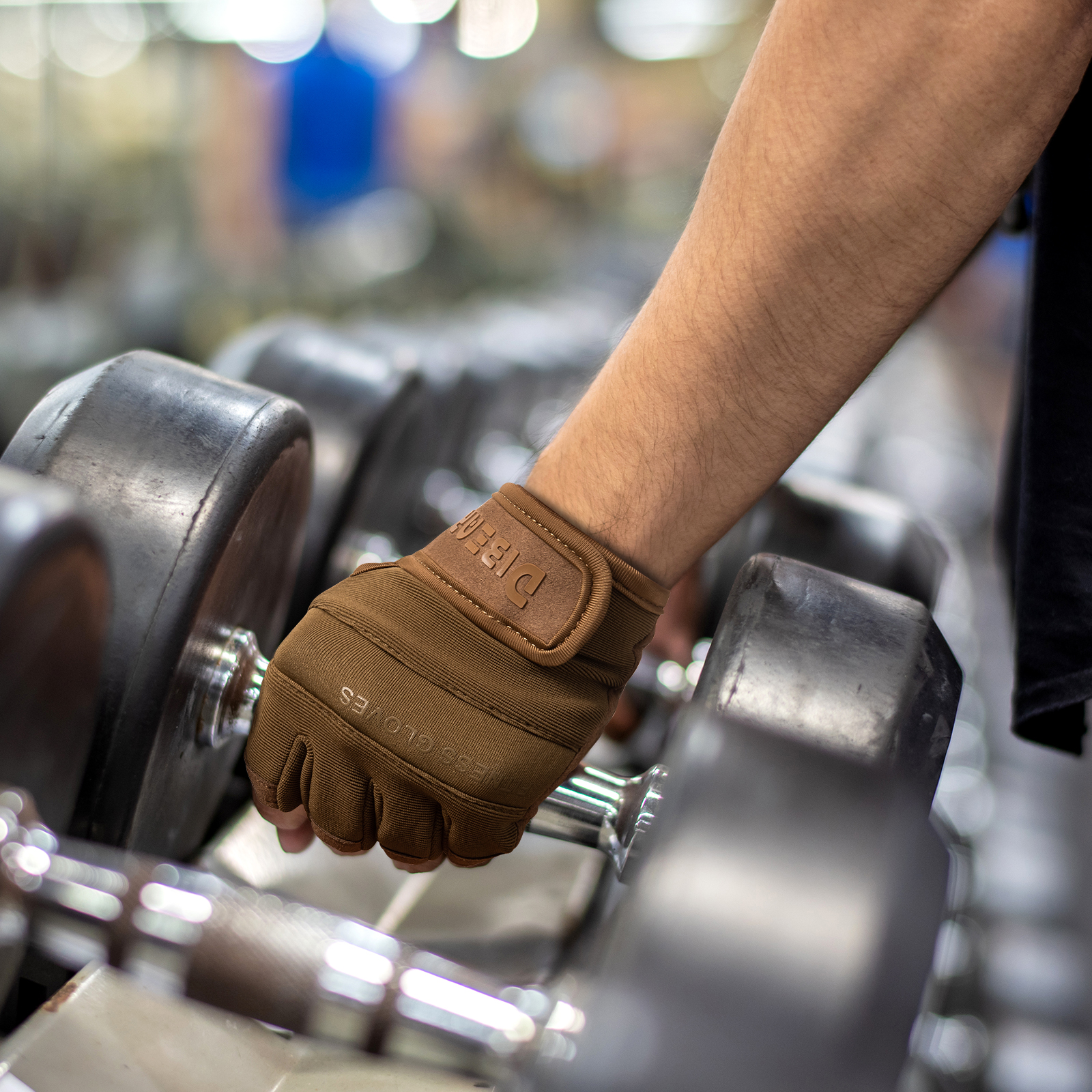 Bodybuilding Gymhandschoenen Gewichtheffen Halter Yoga Crossfit Workout Rijtraining Fitnesshandschoenen voor heren Dames