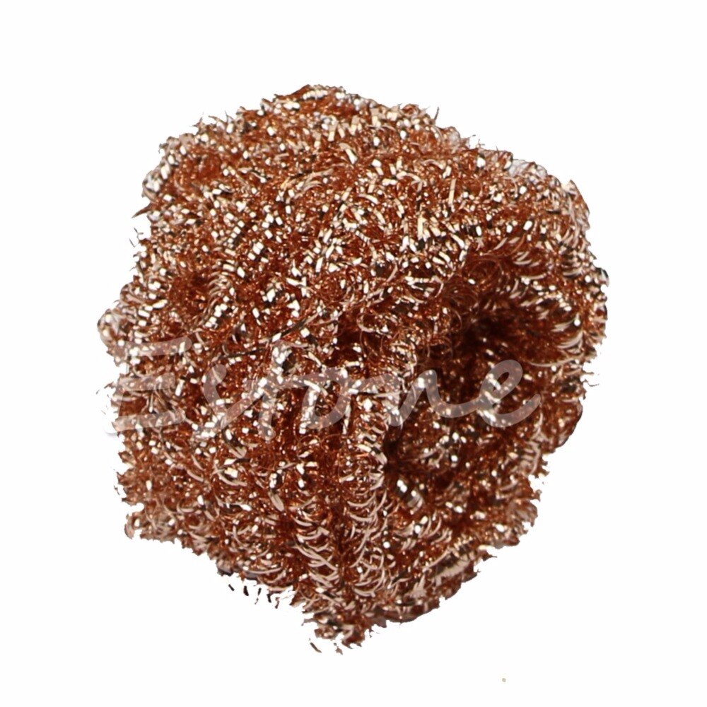 Welding Soldering Solder Iron Tip Cleaner Cleaning Steel Wire Sponge Ball