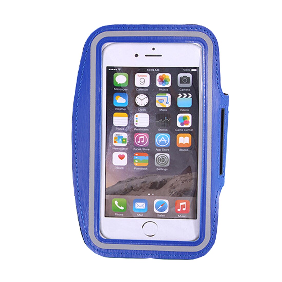 Impermeabile Universale Brassard Corsa e Jogging Palestra Cassa del Bracciale di Sport Del Telefono Mobile della Fascia di Braccio Del Sacchetto Del Supporto per il iPhone 6 7 8 Smartphone: 4.7 inch blue