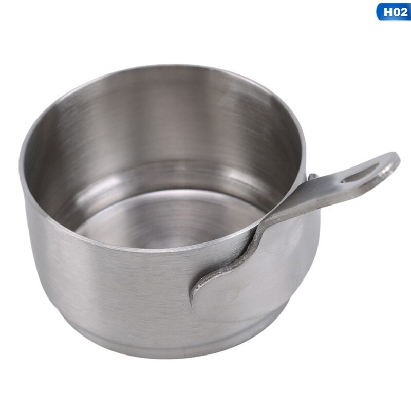 Cacerola de acero inoxidable, olla pequeña para cocinar, sartén para leche, calentador de café, Chocolate, derretir, mantequilla, ollas: H02