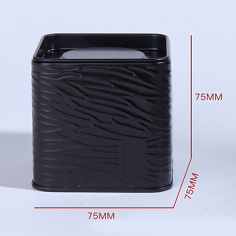 Portable Tea Cans Tin Cans Universal Small Tea Jar Tea Boxes Tea Leaves Container Tea Caddy Square Tea Canister: -N7