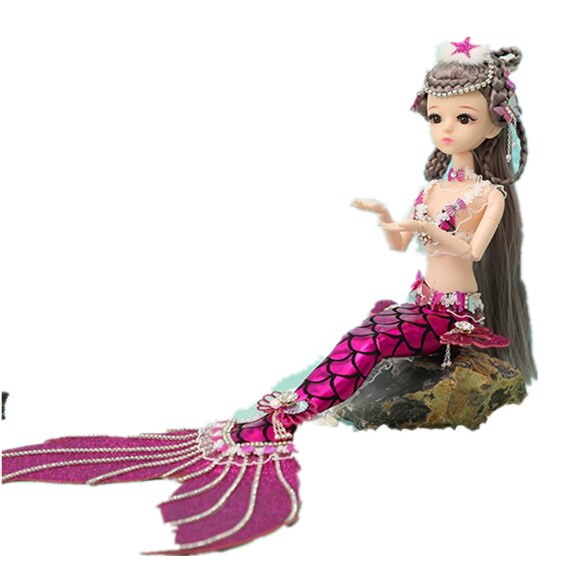 30cm havfrue dukker kinesisk kostume dukke gammel stil jakkesæt hanfu dukke prinsesse legetøj vinyl 12 led retro dukker  zh096