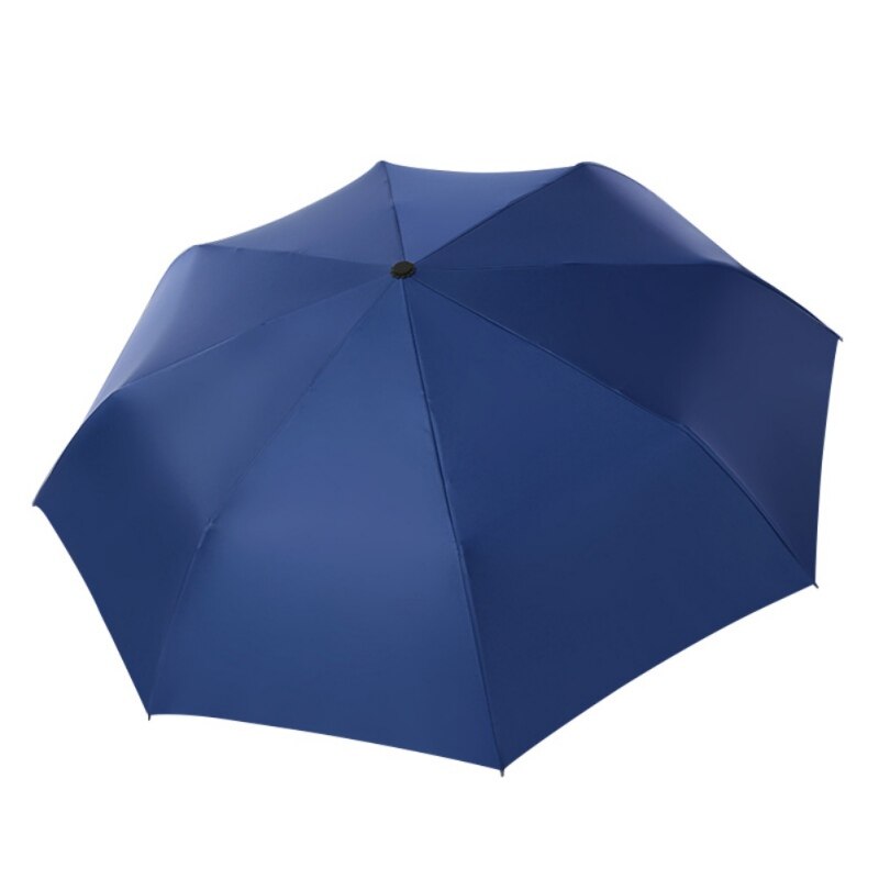 Letvægts rejse tre-foldet paraply vindtæt automatisk åben luk paraplyer sol og regn uv beskyttelse parasol voksne paraplyer: L