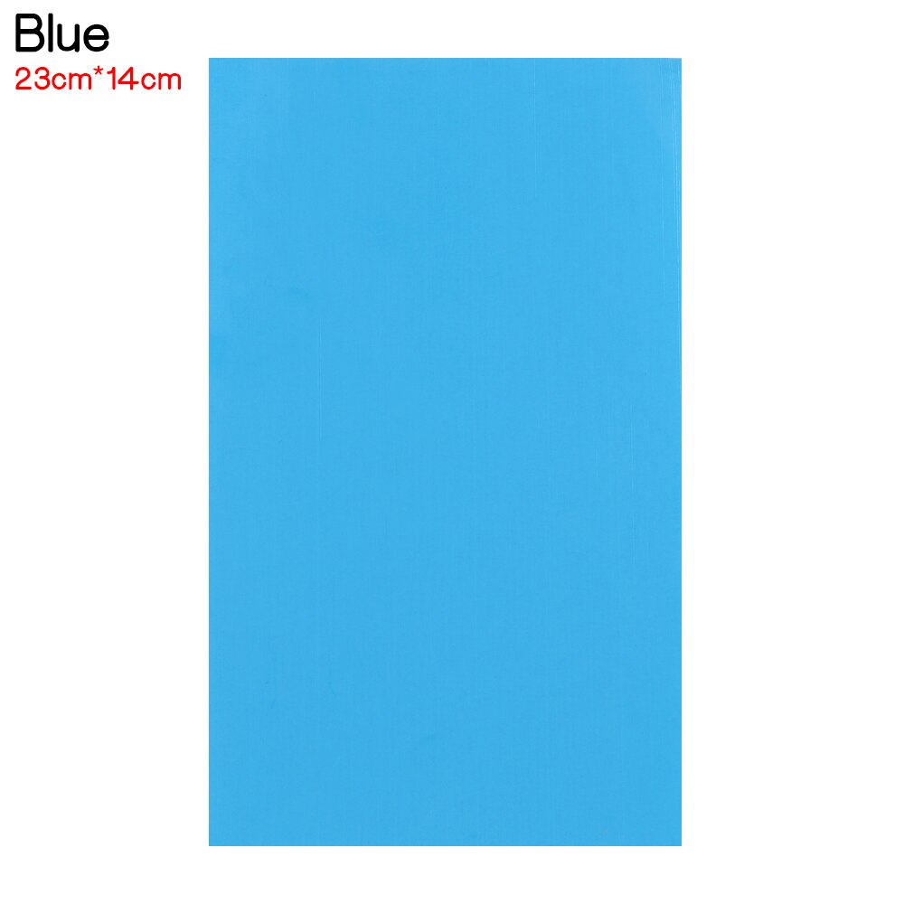 Paño de papel de carbono soluble en agua de colores, revestimientos orgánicos, papel A4 para trazar, accesorios de costura de transferencia de dibujo, 10 piezas: blue A