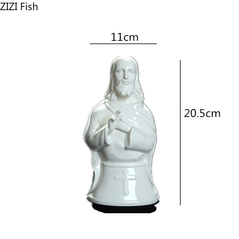 Christianity Sacred Object Ceramic Figures and Crafts Ornaments Modern Home Decoration Sculpture Christian Religious Statues
