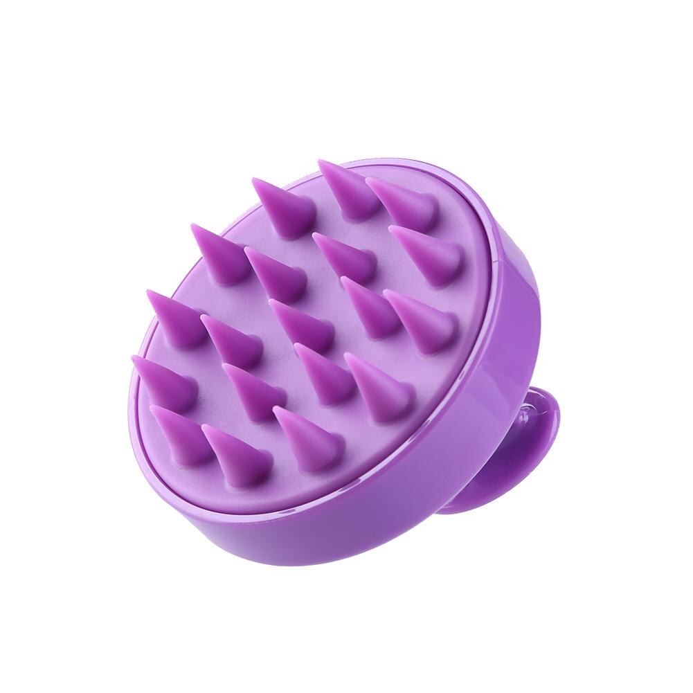 Brosse de Massage du cuir chevelu en Silicone, 1 pièce, pour shampoing, douche, pour le corps, peigne à cheveux, outils de coiffure: 08