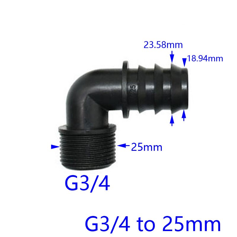 Schlauch Reduzierung 3 4 Auf 1 2 Männlichen 1/2 "3/4" zu 1/2 3/4 25mm Schlauch elle... – Grandado