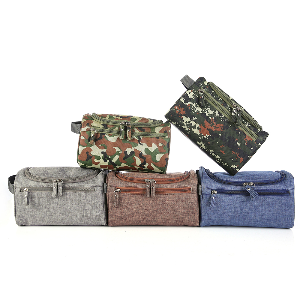 Camouflage Cosmetic Bag Men High Capacit Waterproof Oxford Travel Toiletry Organizer Beautician Makeup Case Storage Bags