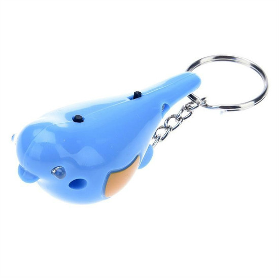 Détecteur de clé sifflet Anti-perte | , Anti-perte, bip clignotant, sac de clé pour enfant, localisateur de portefeuille, notification d'alarme pour animal de compagnie, directe: Bird Blue