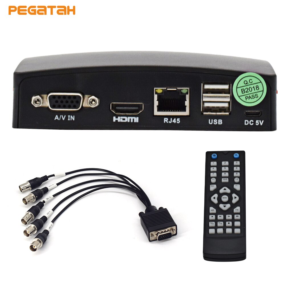 4ch DVR MINI DVR AHD 128G TF CCTV AND 1080P CCTV SD Card AHD CVI TVI CVBS Analog 4 In 1 MINI DVR 4 Channels for Camera
