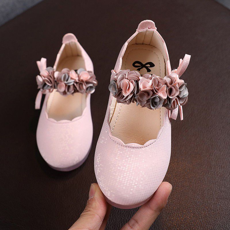 Efterårsstil børn piger prinsesse sko blonder forår blomstermønster børn sko piger dans prinsesse sneakers børn sko: S / 29